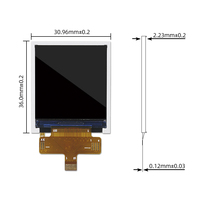 1,44 Zoll 128x128 TFT LCD Modul ST7735S SPI Serieller Touchscreen Vollfarbiges Display-Panel für Smart Home Arduino Wearable Devices