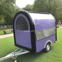 Mini-restaurant mobile, chariot à gelato, chariot à café, chariot à pizza, chariot à hot-dogs, petit kiosque, chariots de nourriture, remorque mobile pour boissons