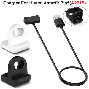 Cargador USB para Huami <span class=keywords><strong>Amazfit</strong></span> <span class=keywords><strong>Bip</strong></span> 5 <span class=keywords><strong>Bip</strong></span> <span class=keywords><strong>U</strong></span>, Cable de Carga USB, Base de Carga Rápida para <span class=keywords><strong>Amazfit</strong></span> GTR GTS 2e GTS2 GTR2 GTR T-Rex Pro - Product Image 2