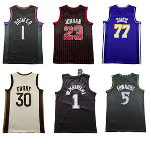 Maillots de basket-ball américains de qualité supérieure pour hommes, saison 2026, Thaïlande, vente chaude, cousus, thermocollés ou brodés - Product Image 1