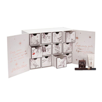 Calendrier de l'Avent Personnalisé Vide, Boîtes Cadeaux de Luxe en Carton et Papier, Emballage Cosmétique de Beauté, Compte à Rebours de Noël