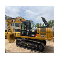 Excavatrice Caterpillar CAT330D2L d'occasion de 30 tonnes, modèle 2024, roulement moteur inclus, puissance de 300 kW, capacité de la benne de 1,4 m³, haute qualité