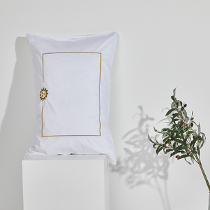 Couvertures souples de taie d'oreiller de luxe de polyester de logo de broderie avec le logo - Product Image 5