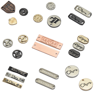 Logotipo de metal de marca disponible popular de alta calidad/etiqueta de metal de diseño personalizado para bolsos y bolsos - Product Image 4