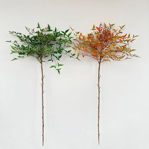 ต้นไม้ประดิษฐ์ Meng Jie รุ่น Nandina Domestica สูง 160 ซม. สีเขียว สำหรับตกแต่งภายในบ้าน สไตล์มินิมอลแบบนอร์ดิก - Product Image 2