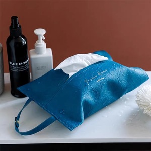 Nordic Leather Tissue Bag Hanging For Car And Living Room Pull Out Tissues Cover - Product Image 4