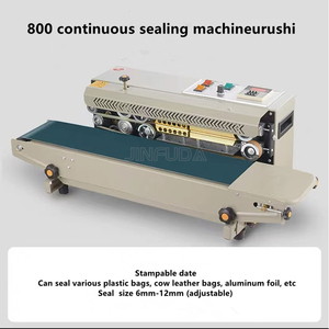 เครื่องปิดผนึกถุงพลาสติกด้วยความร้อนแนวนอนอัตโนมัติเครื่องปิดผนึกซองแบบต่อเนื่อง - Product Image 5