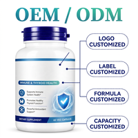 Capsules végétaliennes de sélénium 250 mcg, soutien immunitaire, santé de la thyroïde, antioxydant, complément minéral, fabrication OEM ODM, étiquette privée, fournisseur d'usine