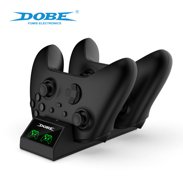 DOBE Factory Dual Charging Dock Charge Stand Station With Rechargeable Battery Pack for Xbox One Series S X Controller