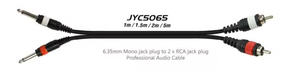 Vente en gros sur mesure câble audio auxiliaire <span class=keywords><strong>RCA</strong></span> prise <span class=keywords><strong>jack</strong></span> mono 6.35mm 4/8/12/16 canaux différentes longueurs 50m 30m 10m <span class=keywords><strong>5m</strong></span> 1.8m 1.<span class=keywords><strong>5m</strong></span> 1m - Product Image 2