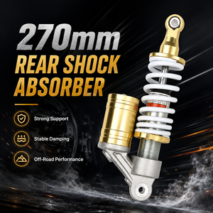 <span class=keywords><strong>Amortisseur</strong></span> <span class=keywords><strong>arrière</strong></span> pour moto, diamètre de l'œillet 270 mm, <span class=keywords><strong>amortisseur</strong></span> à air 8 mm, pour moto ATV-<span class=keywords><strong>125</strong></span> 250cc PIT TRAIL <span class=keywords><strong>DIRT</strong></span> BIKE TAOTAO - Product Image 1