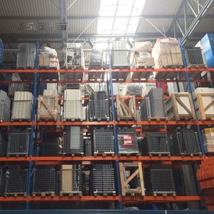 Cage à palettes en treillis métallique soudé, facilement déplaçable, pour stockage en entrepôt, avec verrouillage - Product Image 5