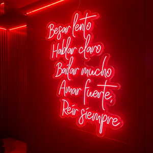 Custom Crystal LED Backlit Business Signage for Bars & Stores Flexible Neon Open Light with IP67 Rating and 2-Year Warranty - Product Image 3