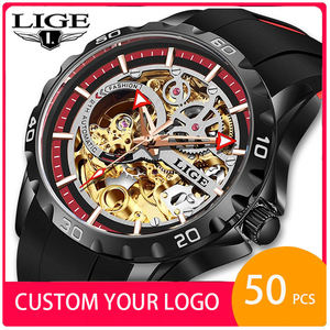 นาฬิกาข้อมือผู้ชาย LIGE 89113 LG89113 ดีไซน์หรูหราทันสมัย กันน้ำ ระบบออโตเมติก พร้อมโลโก้ OEM แบบกำหนดเอง - Product Image 1