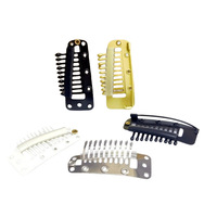 Accessoires de cheveux pinces à perruque 3.6cm avec épingle à cheveux épingle à cheveux postiches Snap-Comb pinces à perruque avec peigne en caoutchouc pinces à pression pour perruque