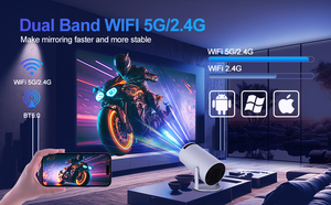 Android rạp hát tại nhà ngoài trời nhỏ ambylight màu xanh răng 4K <span class=keywords><strong>3D</strong></span> xách tay 350 lumens video Mini Máy chiếu HD Wi-Fi thông minh - Product Image 5