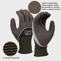 XINGYU Gants enduits de latex trempés de calibre 13 Gants enduits de latex mousse à double immersion Gants de sécurité enduits de mousse de latex lisses bon marché