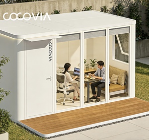 Verrière de balcon, Maison conteneur, Salle en verre préfabriquée, Salle de jeux extérieure, Mini-maison, COCOVIA, Supermarché extérieur moderne - Product Image 5