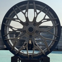 Roues de voiture de course forgées de 19 à 22 pouces Faux verrouillage central personnalisé 40mm Nouvel alliage d'aluminium Parfait pour BMW Mercedes Audi pour Porsche