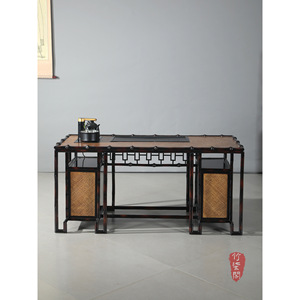 Bamboo Tea Table Integrated Teapot Traditional Chinese Design For Kung Fu Tea - Product Image 4