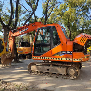 Precio al por mayor usado DOOSAN DH55 DH60 DH80 excavadora para construcción de edificios excavadoras sobre orugas disponibles para la venta en China - Product Image 5