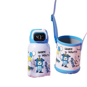 Childrens Thermos Cup 316 Stainless Steel Double Drink Cap Large Capacity Cartoon Design Back To School Use - Product Image 1