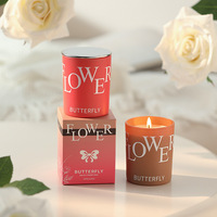 Aromatherapie-Kerzen für Innenräume aus Sojawachs, Langlebige Hochwertige Becherförmige Halbhandgefertigte Geschenkkerzen für Feiertage, Valentinstag, Hochzeit und Geburtstag