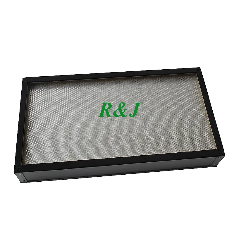 Galvanized frame air panel hepa filter H13