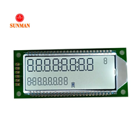 Module LCD, affichage segmenté à 17 chiffres, adressable I2C, rétroéclairage blanc positif HTN, compteur de puissance 3,3 V, SMS1718