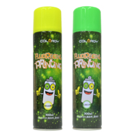 Peinture en aérosol fluorescente COLORDY 300 ml, réfléchissante la nuit, couleurs vives longue durée, film de peinture riche pour usage industriel et automobile