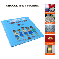 Service d'impression de livres reliés personnalisés en usine OEM, livres reliés de haute qualité, impression à la demande, couverture rigide, livre pour enfants