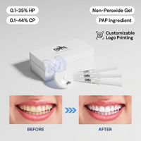 Kit de Blanchiment Dentaire Économique à Piles avec Minuteur 10 Minutes et LED, Incluant une Seringue de Gel Personnalisée