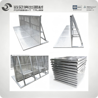 Barrière pliable à démontage rapide, gain de temps pour la mise en place et le démontage d'événements