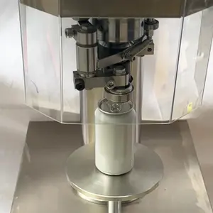 Yarı otomatik elektrikli konserve çay kahve tozu metal kutu sızdırmazlık makinesi