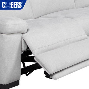 MANWAH CHEERS-Sofá esquinero Seccional de tela eléctrica con carga inalámbrica y almacenamiento para sala de estar - Product Image 6