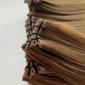 Cheveux vierges européens de couleur naturelle, tissage Genius sans couture, pouvant être coupés à n'importe quel <span class=keywords><strong>point</strong></span>, sans perte de cheveux - Product Image 3