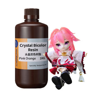 เรซิ่น FBA Antinsky Crystal Biocolor สำหรับเครื่องพิมพ์ 3 มิติแบบ DLP LCD ความยาวคลื่น 405 นาโนเมตร น้ำหนัก 1 กิโลกรัม วัสดุพิมพ์ 3 มิติชนิดน้ำ - Product Image 1