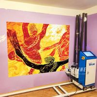 Machine à dessiner sur mur, machine à imprimer sur mur en céramique 3D, robot de peinture murale