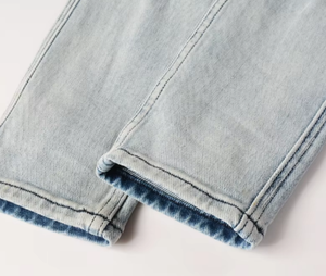 Jeans Casual di Alta Qualità in Cotone per Uomo, Denim Lavato Stile Vintage, Produttore KSUB - Product Image 4
