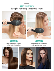 Plancha de <span class=keywords><strong>pelo</strong></span> iónica turmalina cerámica de la <span class=keywords><strong>mejor</strong></span> calidad de calor rápido eléctrico <span class=keywords><strong>cepillo</strong></span> alisador peine <span class=keywords><strong>cepillo</strong></span> alisador de <span class=keywords><strong>pelo</strong></span> - Product Image 4