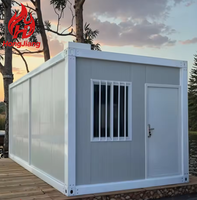 Maison préfabriquée en conteneur de 20 pieds, mini-maison isolée, salon, chambre, cuisine, café, certifiée CE, design moderne