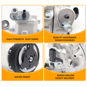 Compresor de Aire Acondicionado para <span class=keywords><strong>SEAT</strong></span> <span class=keywords><strong>IBIZA</strong></span> Mk IV 6L1 6J5 6P5 6J1 6P1 CORDOBA 6L2 VW Polo AUDI 6Q0820803G 6Q0820803H 6Q0820803J 6Q0820803D - Product Image 4