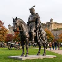 Monument classique européen sur mesure, chevalier guerrier en bronze, sculpture et statue en bronze