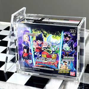Acrylique transparent haute définition SYP pour boîte de boosters <span class=keywords><strong>Dragon</strong></span> <span class=keywords><strong>Ball</strong></span> <span class=keywords><strong>Super</strong></span> CCG MB 01 Mythic Booster avec couvercle en acrylique à aimant puissant - Product Image 2