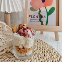 Neuheit Luxus Sommer Gelee Wachs Kerzen DIY Soja Wachs Müsli Duft kerzen