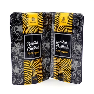 Sachet Doypack Personnalisé Imprimé 100g Qualité Alimentaire pour Châtaignes Grillées, Noix et Snacks – Scellable à Chaud, Étanche, à Fond Plat - Product Image 2