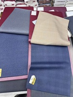 Chemise uniforme en gabardine italienne tissée, enduite de PE, 58 pouces, anti-boulochage, respirante, pour garçons et filles, avec sac inclus