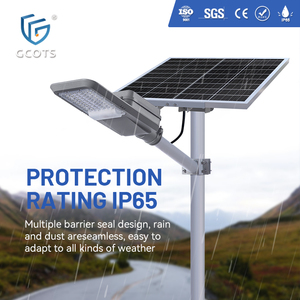 ไฟส่องสว่างกลางแจ้งพลังงานแสงอาทิตย์ GCOTS  วัสดุอะลูมิเนียม กันน้ำระดับ IP65 ความสว่างสูง ไฟ LED สำหรับสวน แบตเตอรี่ในตัว 6000K รุ่น SL-JD แบบแยกส่วน - Product Image 2