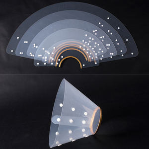 Kerah Pelindung Hewan Peliharaan Elizabeth, Desain Jepret Plastik Lembut, Kerah Pelindung untuk Anak Anjing dan Anak Kucing - Product Image 4