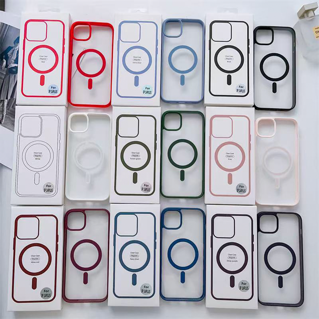 JOYPORODO B202 Clear Acrylic Transparent Phone Case for iPhone 17 16 Pro Max Mobile Case Magnetic Cell Cuqoe Telephone Fundas De